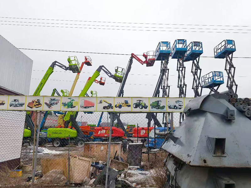 Zone de service et d'inspection des machines